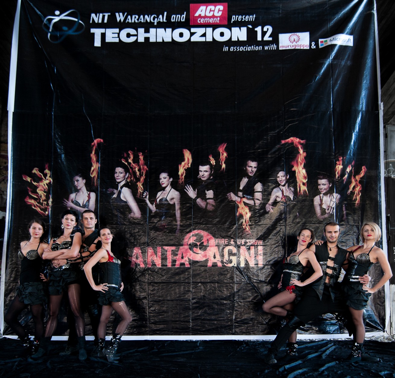 NIT Warangal Technozion - Anta Agni Fire and UV Show