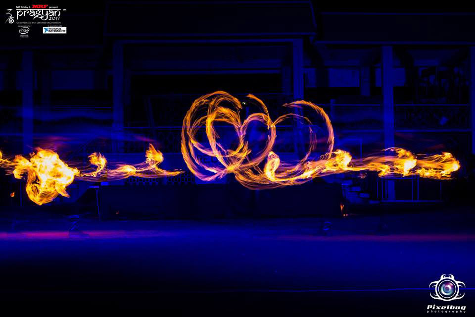 Anta Agni Fireshow dancers Pragyan Festival