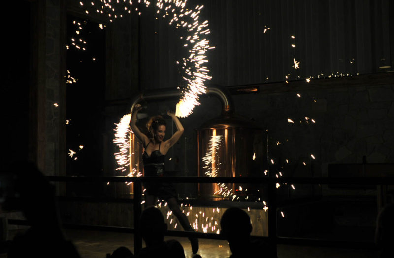 Firedancer with Big Pyro Effect - Anta Agni Fire Show