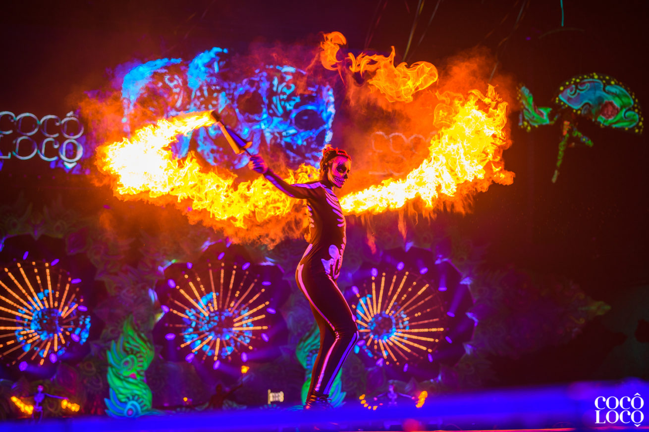 Fire Dancers Coco Loco Festival