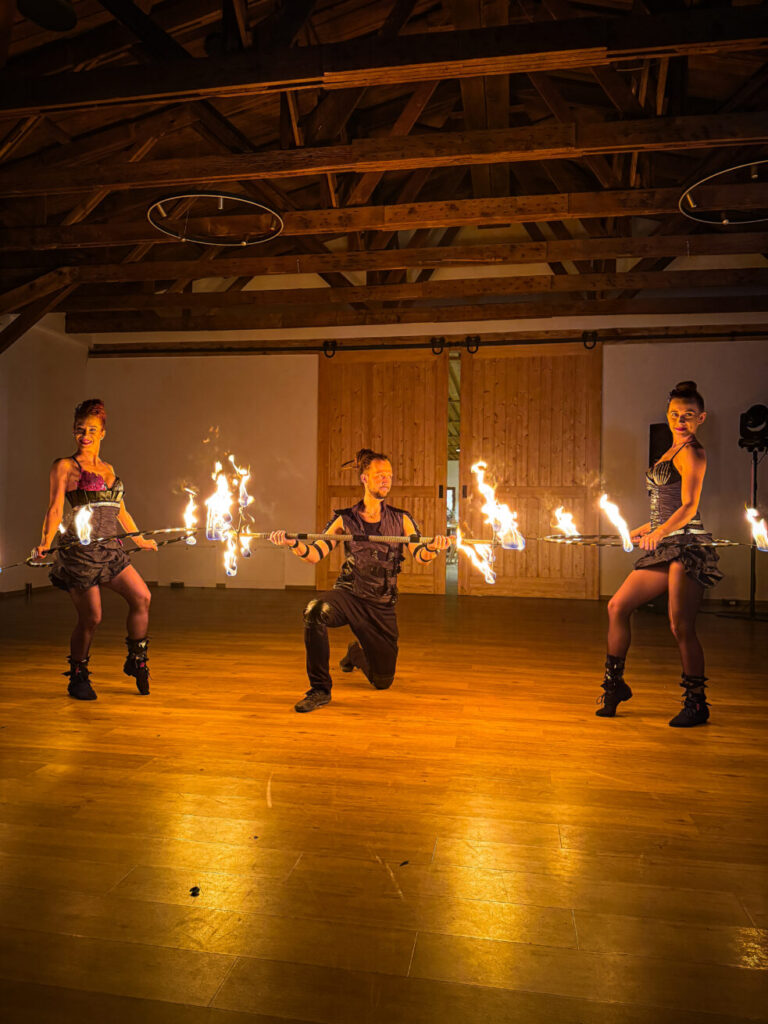 Fire Show - Indoor Event - Fire Hula Hoops